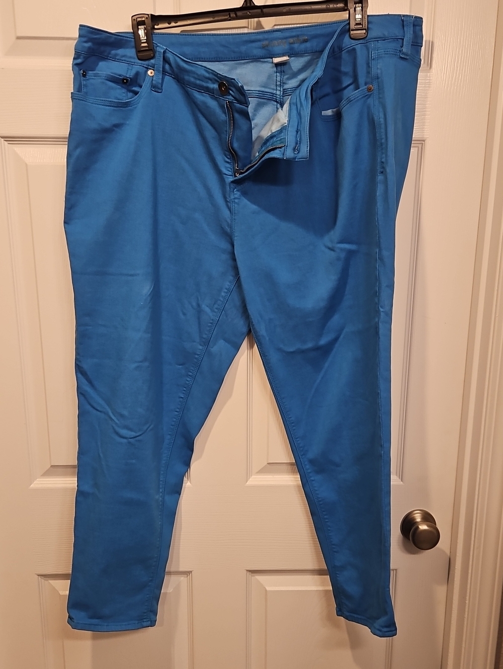 Bright Blue Slim Pants